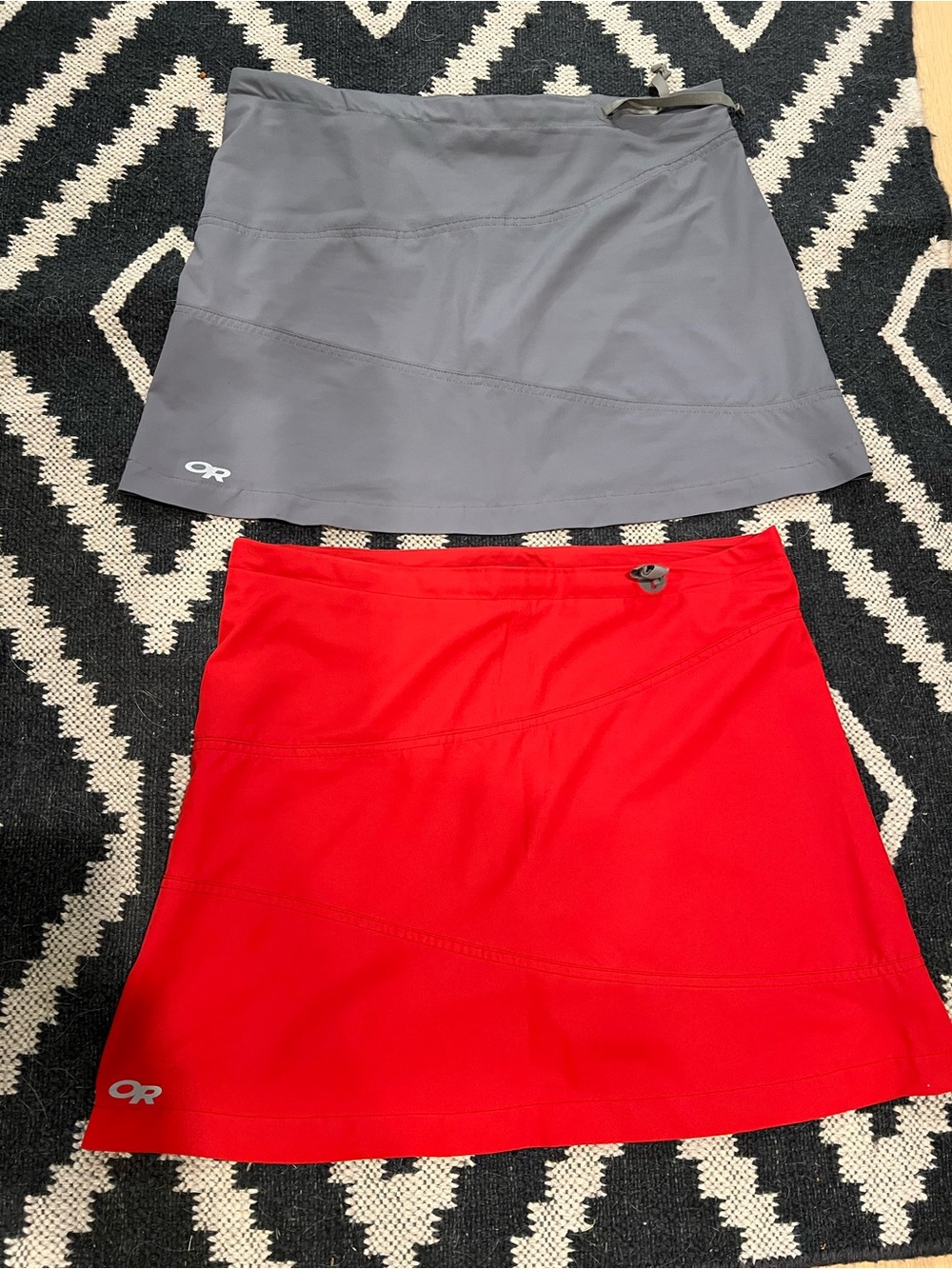 Outdoor Research A-Line Active Skirts in Red and Gray